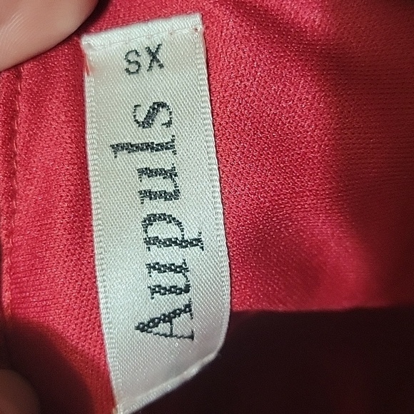 Aupuls Red/Burgundy Dress size Xsmall - Picture 6 of 8